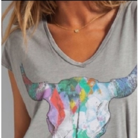 Chaser long horn rainbow short sleeve tee size XS - Picture 4 of 4